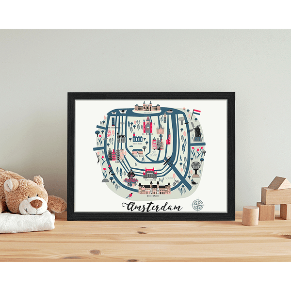 Liv Corday Amsterdam Cute Map