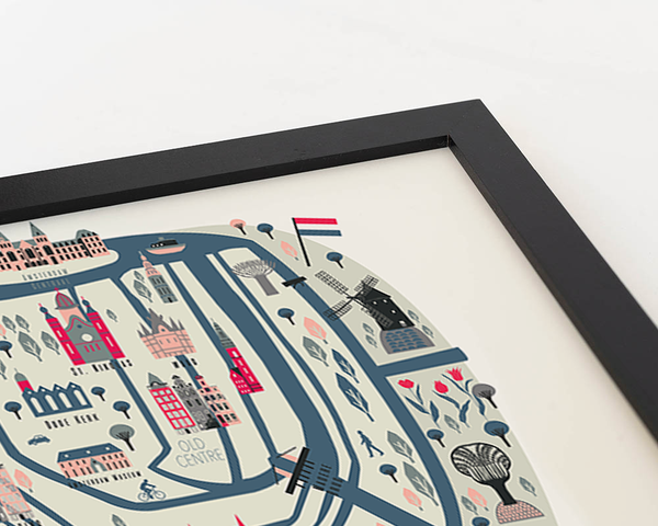 Liv Corday Amsterdam Cute Map