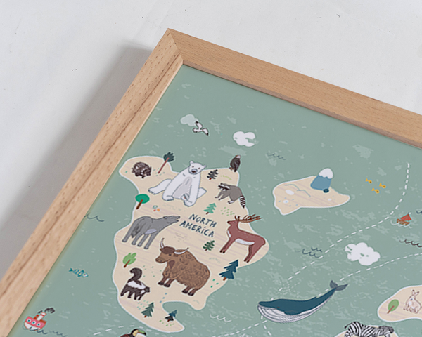 Liv Corday Animals World Map