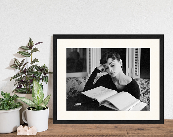 Liv Corday Audrey Hepburn Reading