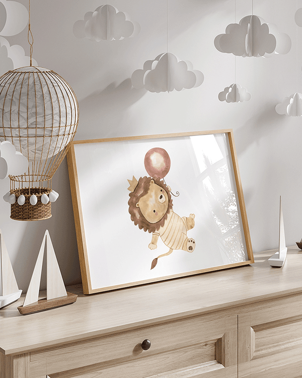 Liv Corday Baby Lion With Balloon