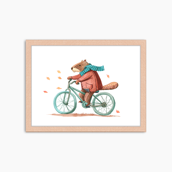 liv corday Beaver in coat