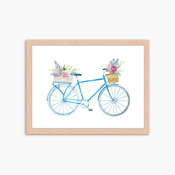 liv corday Bicycle with flowers