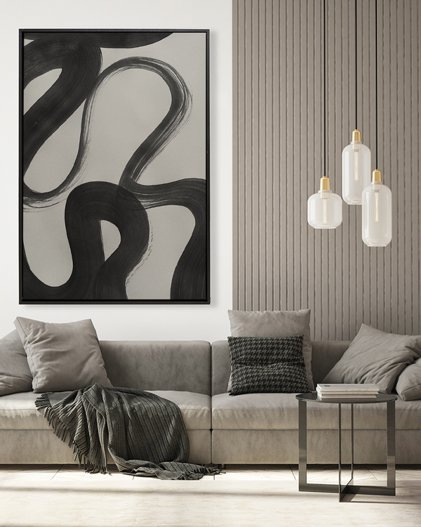 Liv Corday Black Abstract