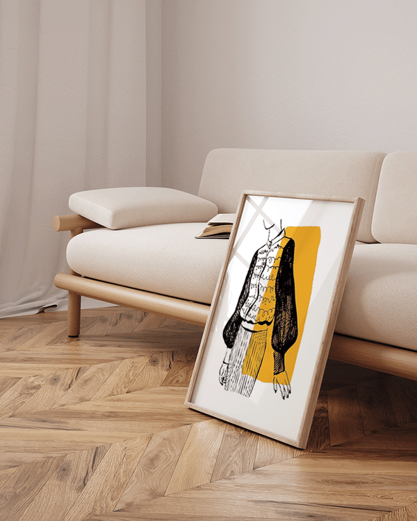 Liv Corday Black & Yellow Lady