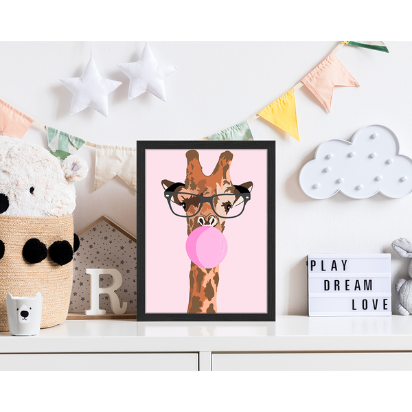 Liv Corday Blowing A Gum