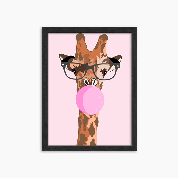 liv corday Blowing a gum