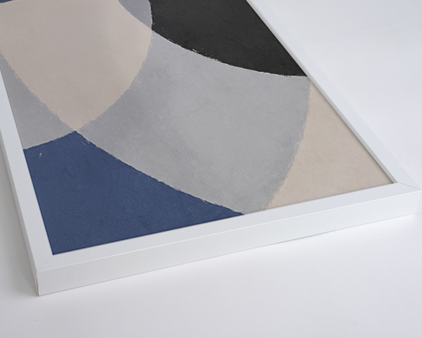 Liv Corday Blue Abstract Paint