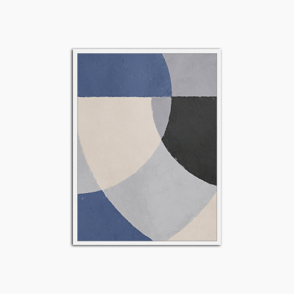 liv corday Blue Abstract Paint