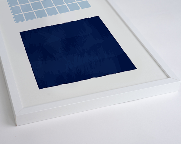 Liv Corday Blue Abstraction