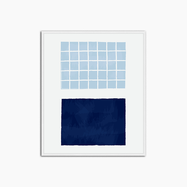 liv corday Blue Abstraction