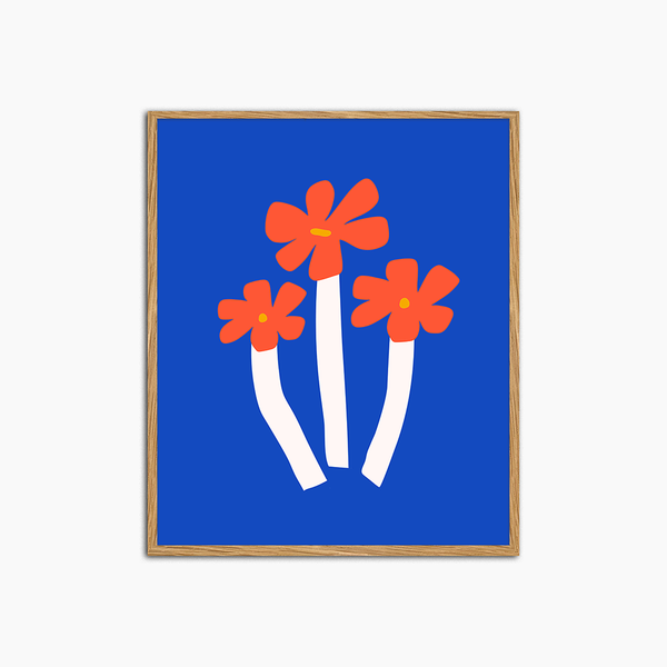 liv corday Blue & Flowers