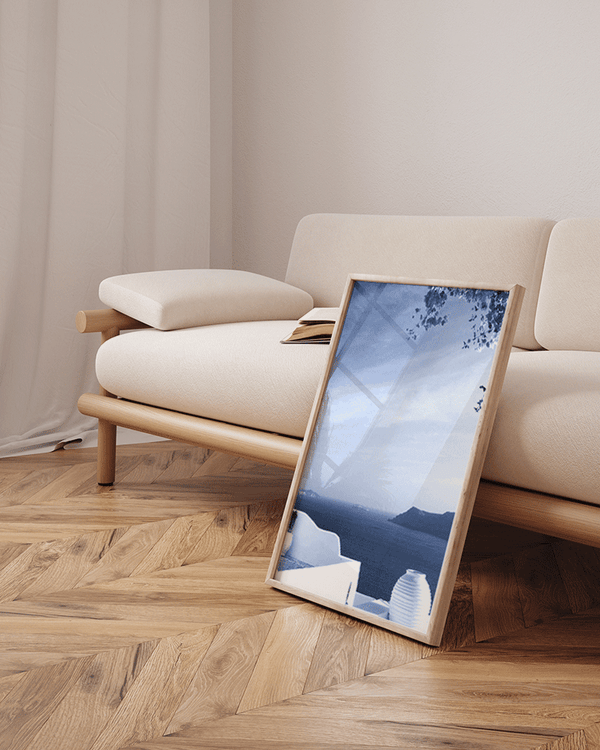 Liv Corday Blue Sea With A Tree