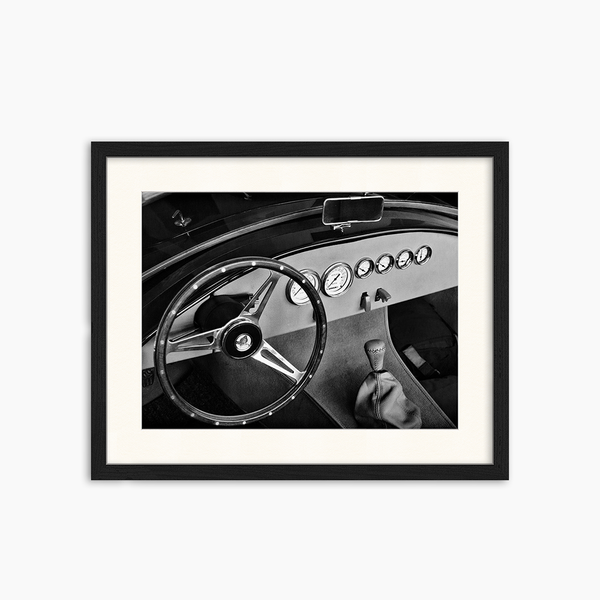 liv corday Classic Ford Shelby Cobra black color