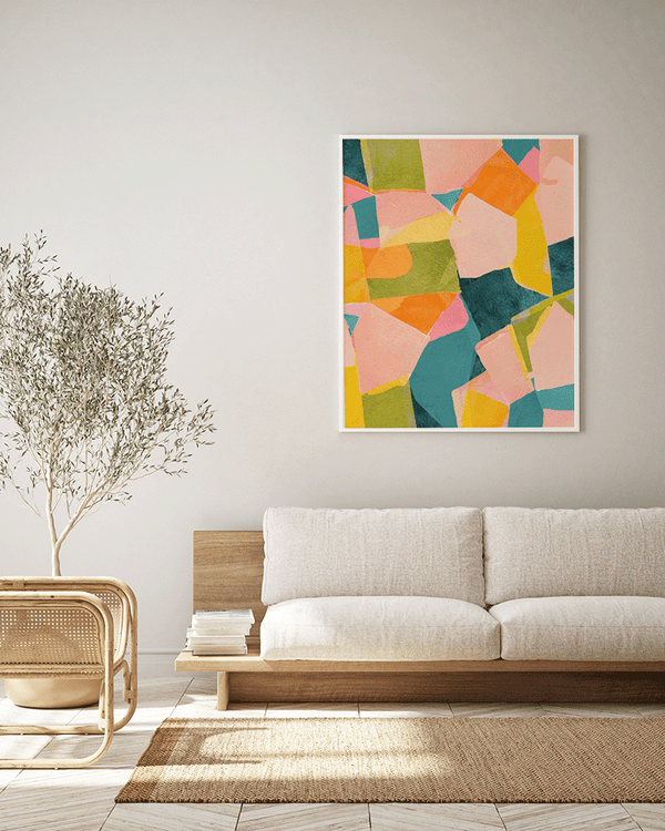 Liv Corday Colorful Abstract Million Shapes