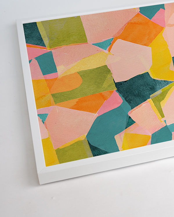 Liv Corday Colorful Abstract Million Shapes