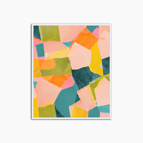 liv corday Colorful Abstract Million Shapes