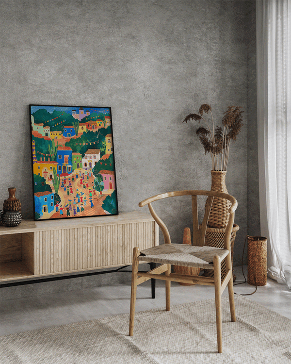 Liv Corday Colorful Mexican Village