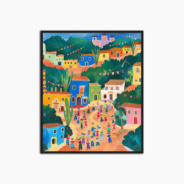 liv corday Colorful Mexican Village