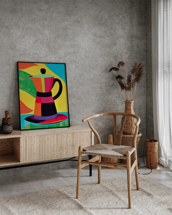 Liv Corday Colorful Retro Coffee Maker