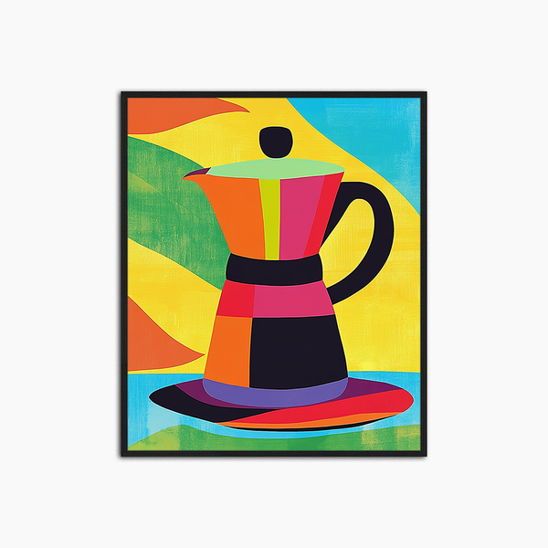 liv corday Colorful Retro Coffee Maker