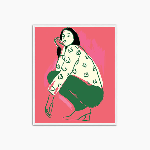 liv corday Cool in Pink and Green