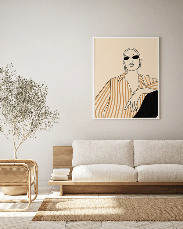 Liv Corday Fashion Abstract With Glasses