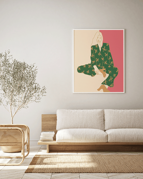 Liv Corday Fashion In Pink And Green