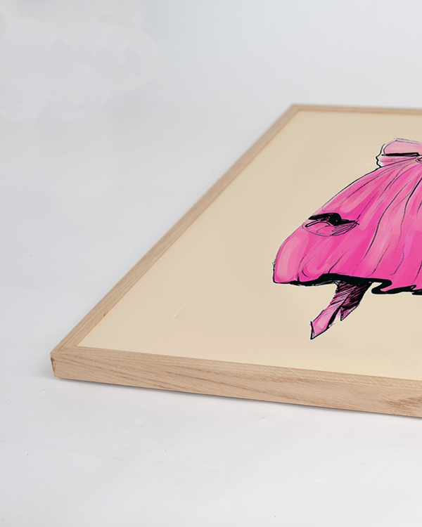 Liv Corday Fashion Model In Couture Pink