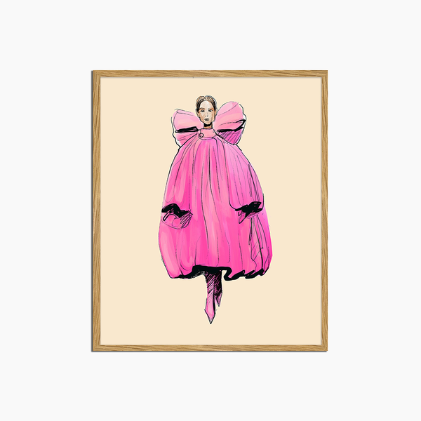 liv corday Fashion Model in Couture Pink