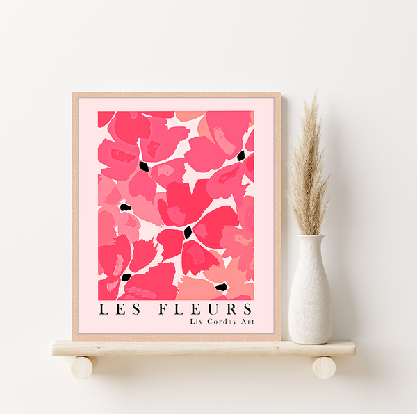 Liv Corday Flowers Framed