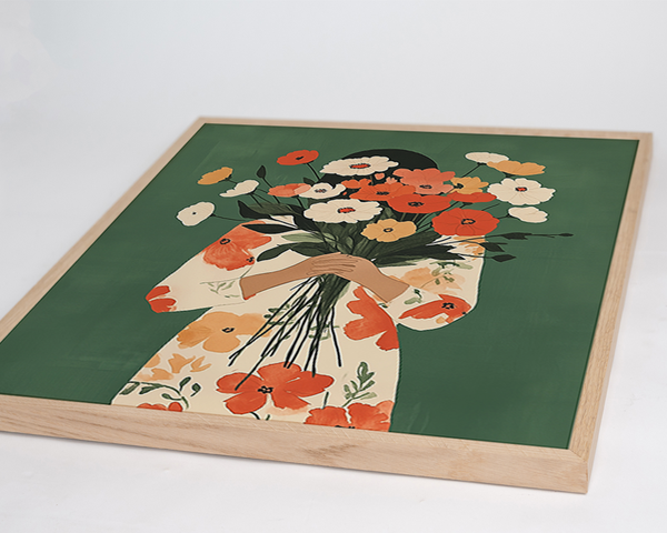 Liv Corday Flowers On Green