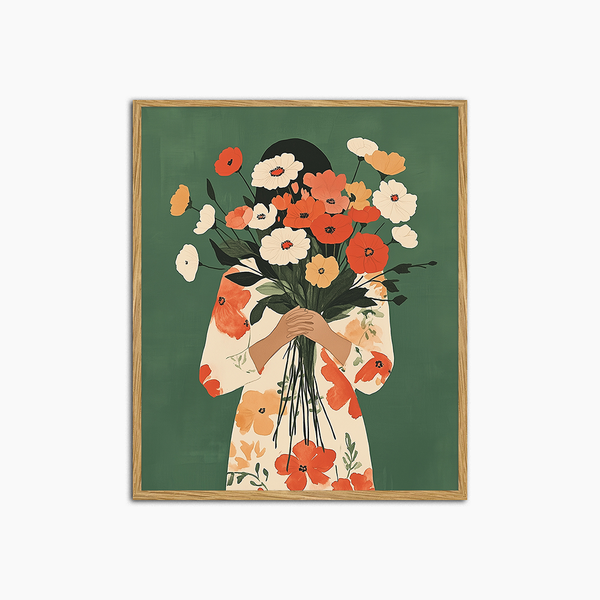 liv corday Flowers on Green