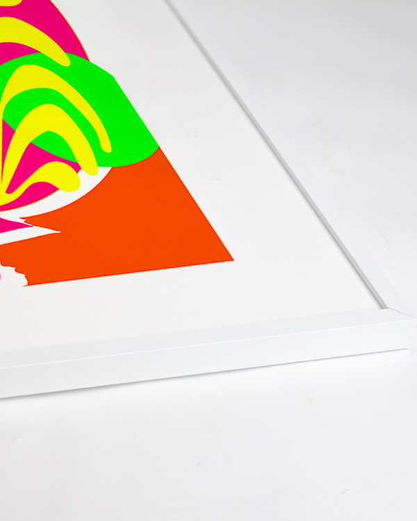 Liv Corday Fluo Abstract Collage