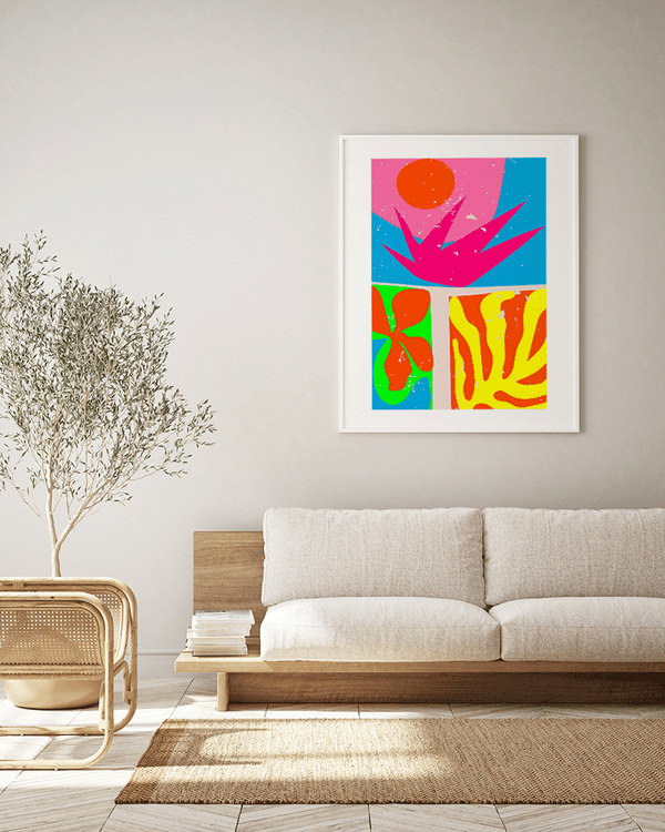 Liv Corday Fluo Abstract Plants