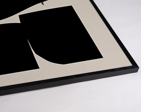 Liv Corday Geometrical Abstract Black & Green