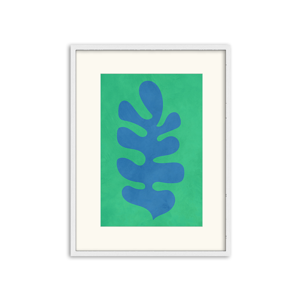 liv corday Green Abstract Leaf