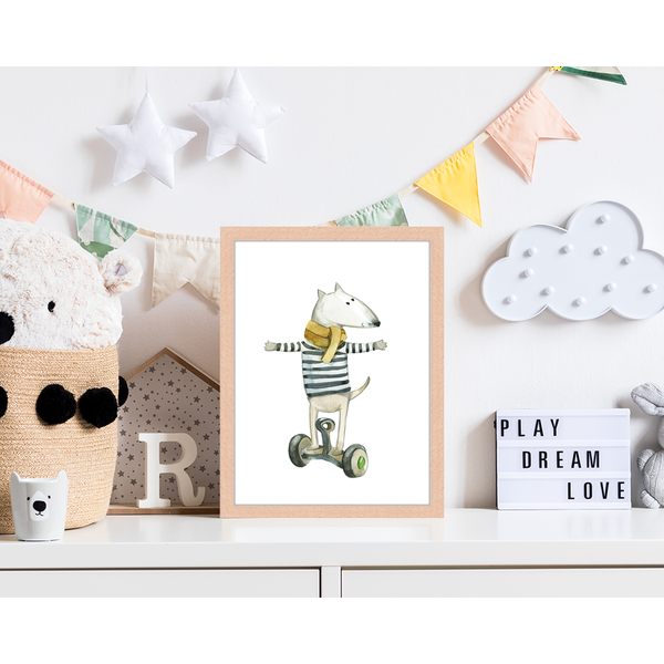 Liv Corday Grey Smiling Dog