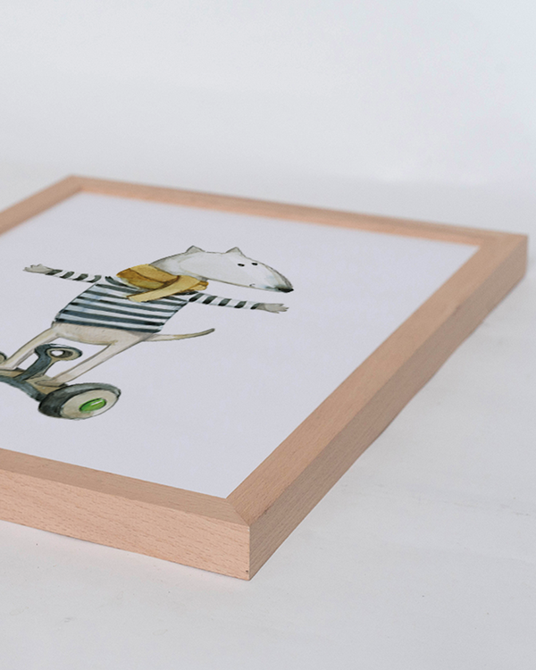 Liv Corday Grey Smiling Dog