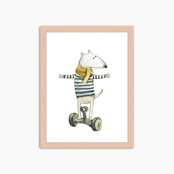 liv corday Grey smiling dog