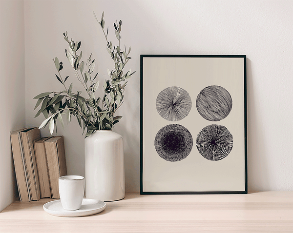 Liv Corday Grunge Halftone Drawing