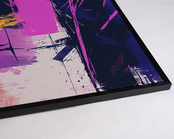 Liv Corday Hyper Violet & Colors Abstract