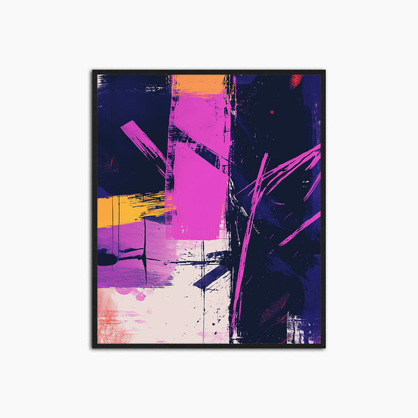 liv corday Hyper Violet & Colors Abstract