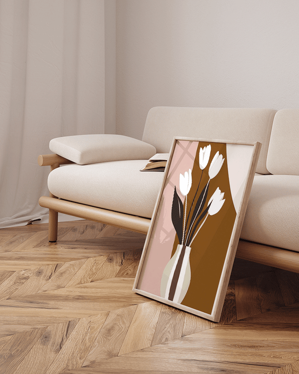 Liv Corday Japandi Vase & Tulips