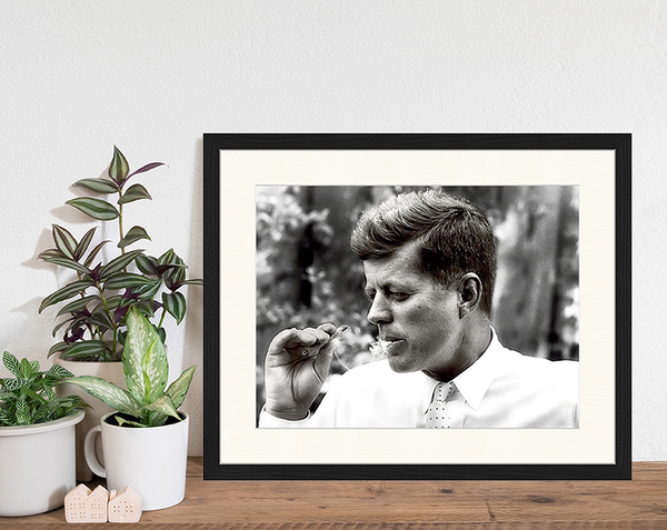 Liv Corday John Kennedy Smoking