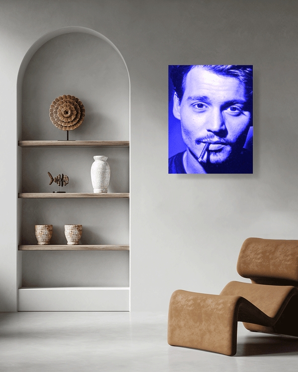 Liv Corday Johnny Depp In Blue