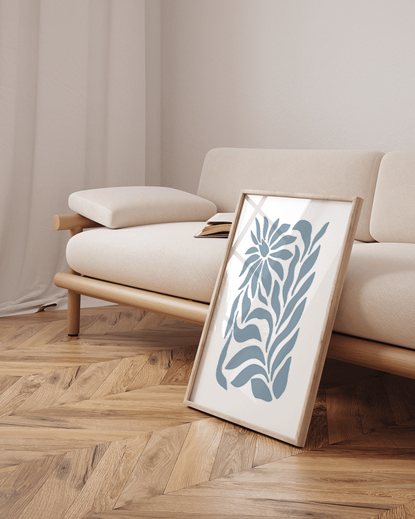 Liv Corday Light Blue Flowers