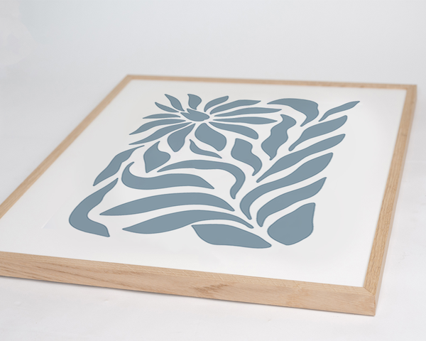 Liv Corday Light Blue Flowers