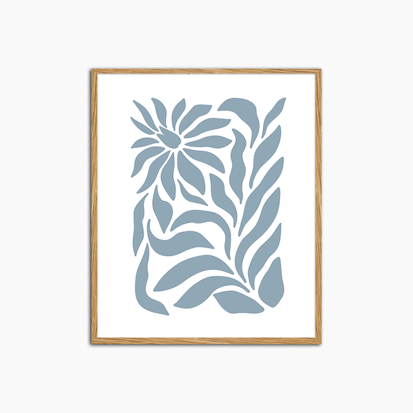 liv corday Light Blue Flowers