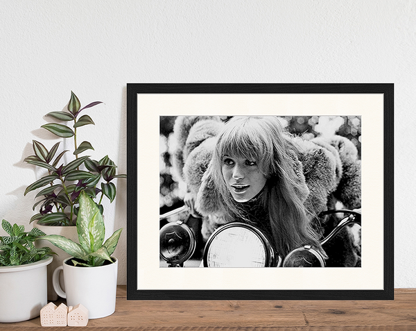 Liv Corday Marianne Faithfull On A Motorcycle